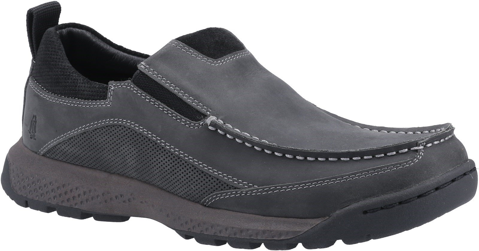 Hush Puppies Men's Duncan Slip On Trainer Various Colours 31995 - Black 6