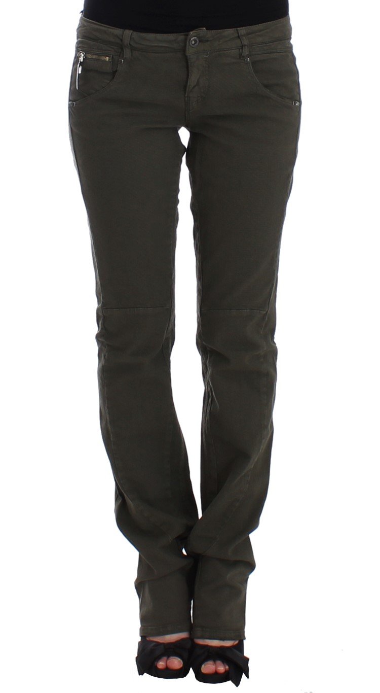 Costume National Women's Slim Leg Jeans Green SIG12556 - W29