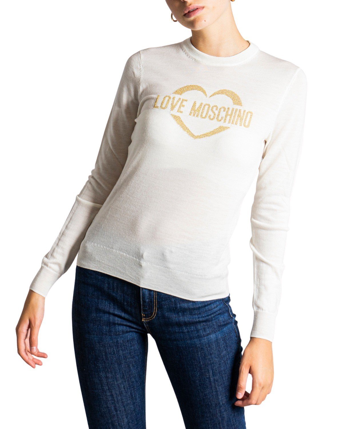 Love Moschino Women's Knitwear Black 321307 - white 38
