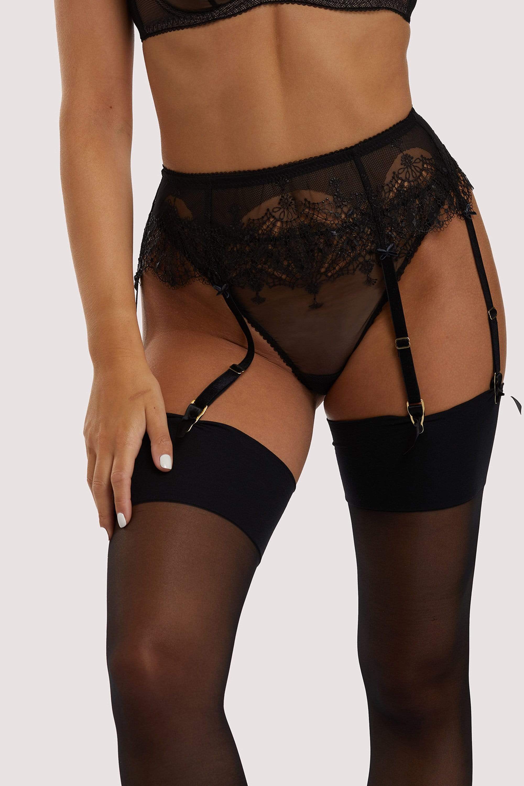 Dita Von Teese Black Fantastique Suspender UK 12 / US 8