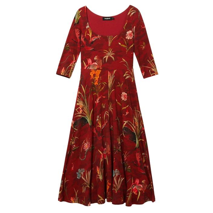 Desigual - Desigual Women Dress - bordeaux XS