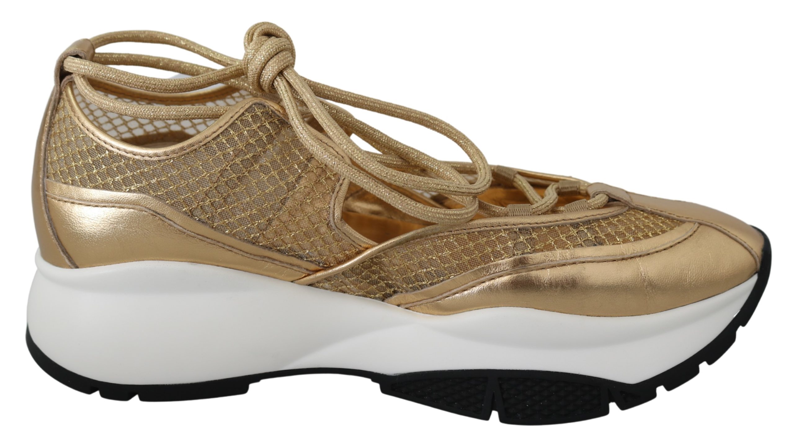 Jimmy Choo Women's Michigan Sneakers Gold 192954325091 - EU36/US6