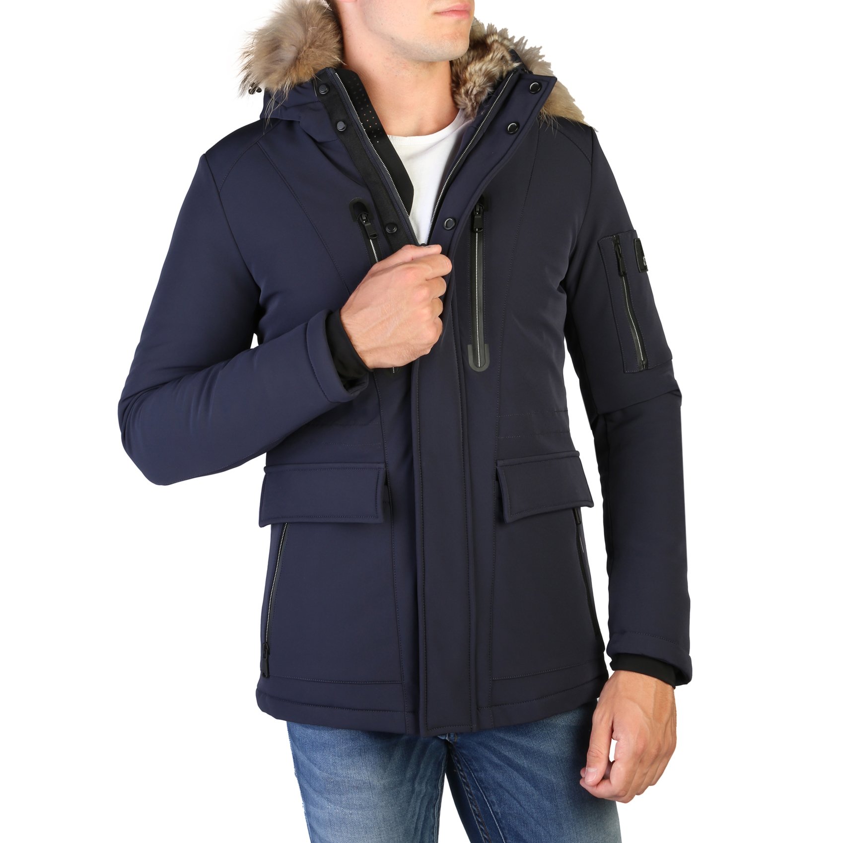 Yes Zee Men's Jacket Various Colours O810_NM00 - blue M