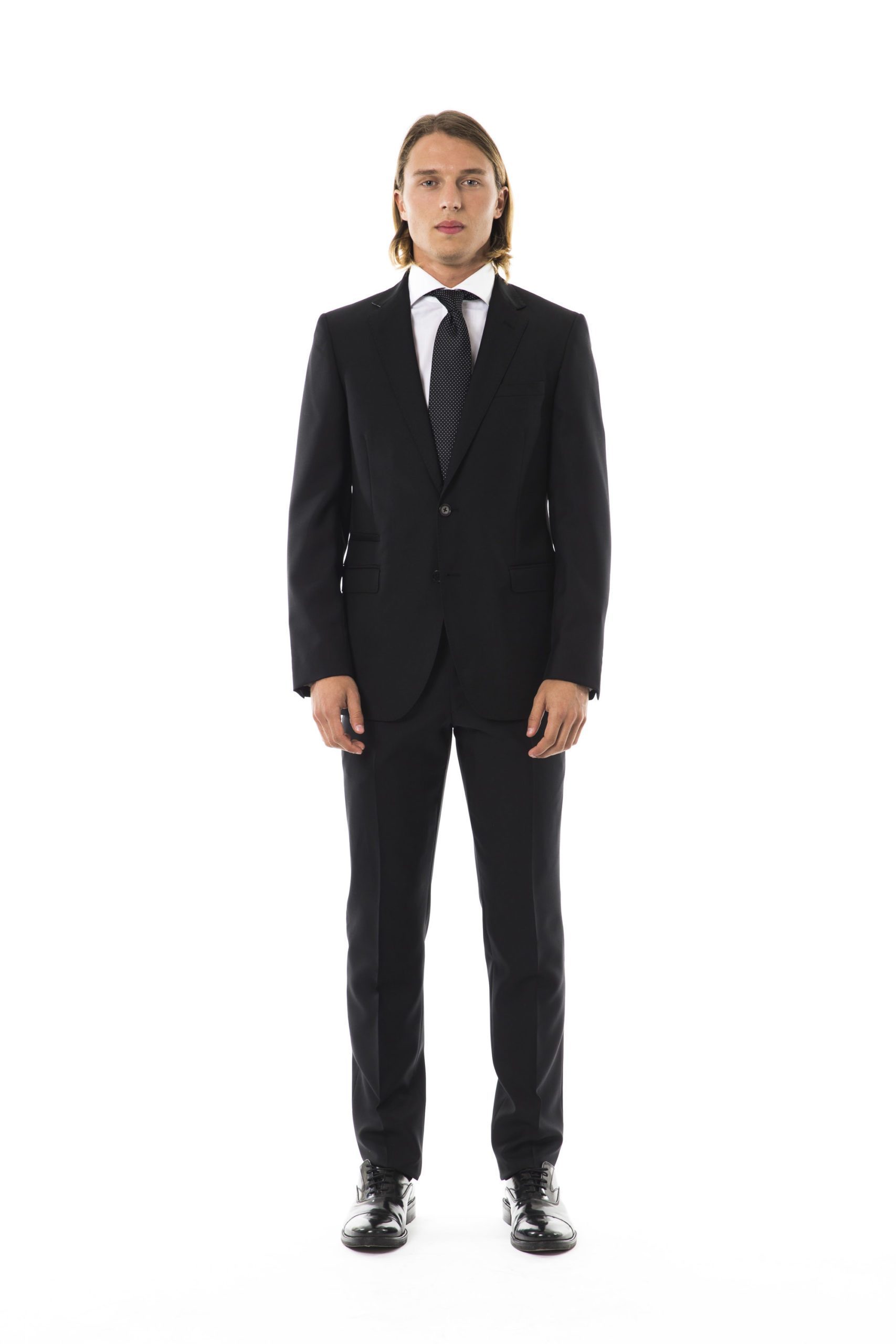 Uominitaliani Men's U Suit Black UO992350 - IT50 | L