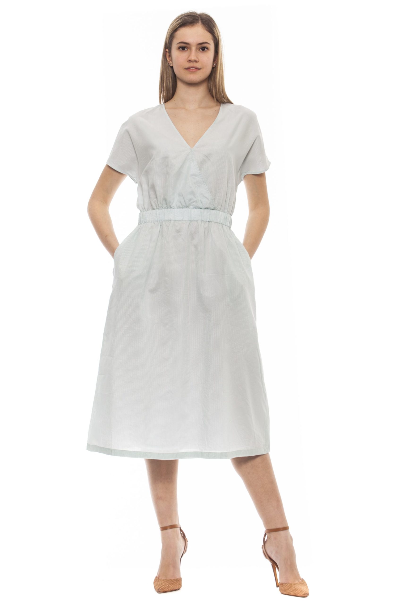 Peserico Women's Verde Dress Green PE1383222 - IT42 | S