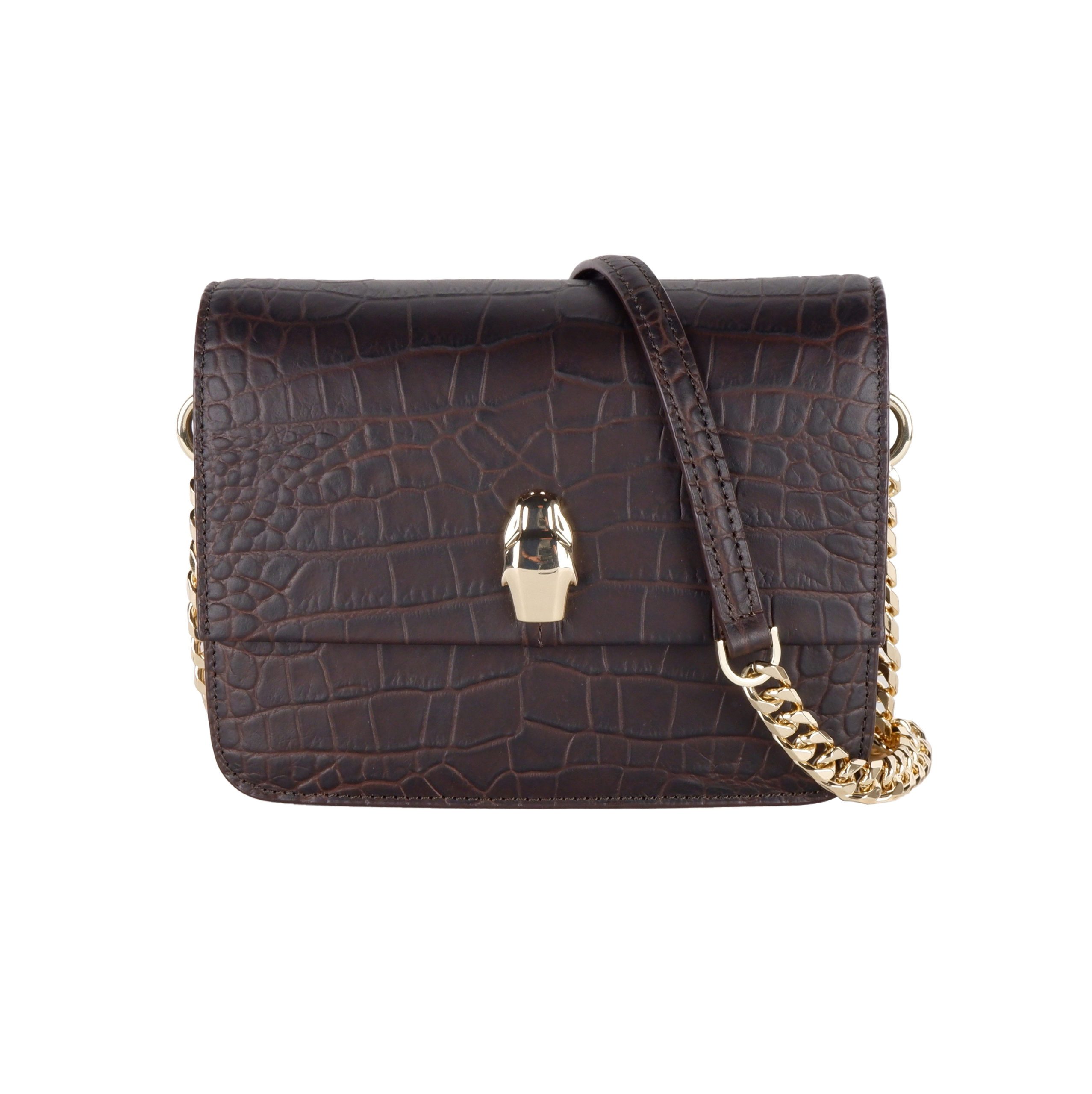 Cavalli Class Women's Shoulder Bag Dark Brown CA1421172