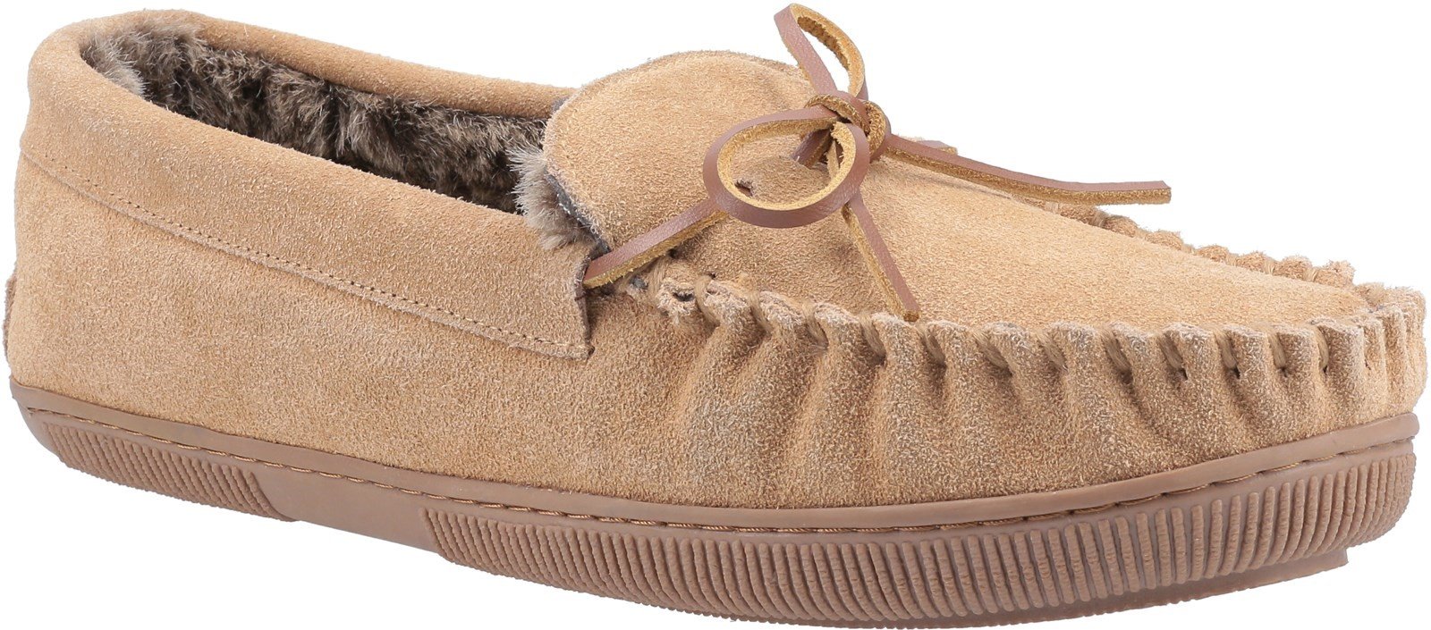 Hush Puppies Men's Ace Slip On Slipper Various Colours 29191 - Tan 6
