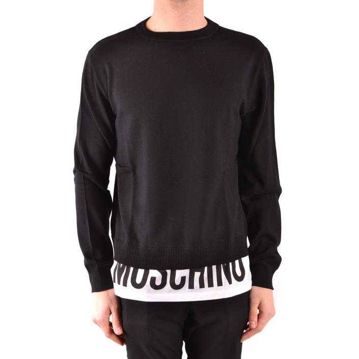 Moschino Men's Sweater Black 167006 - black 48
