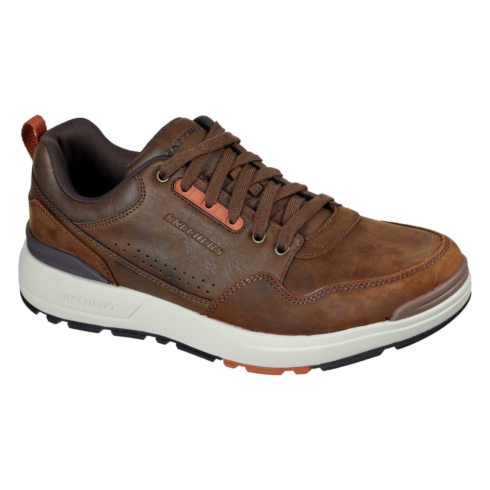 Skechers Men's Rozier Mancer Trainer Multicolor 32450 - Chocolate/Dark Brown 8