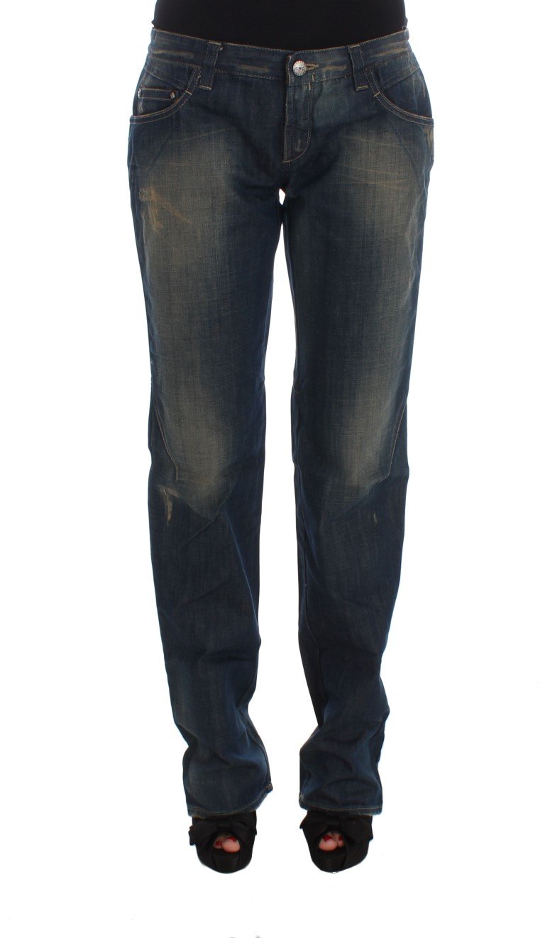 Costume National Women's Cotton Boyfriend Denim Jeans Blue SIG32584 - W28