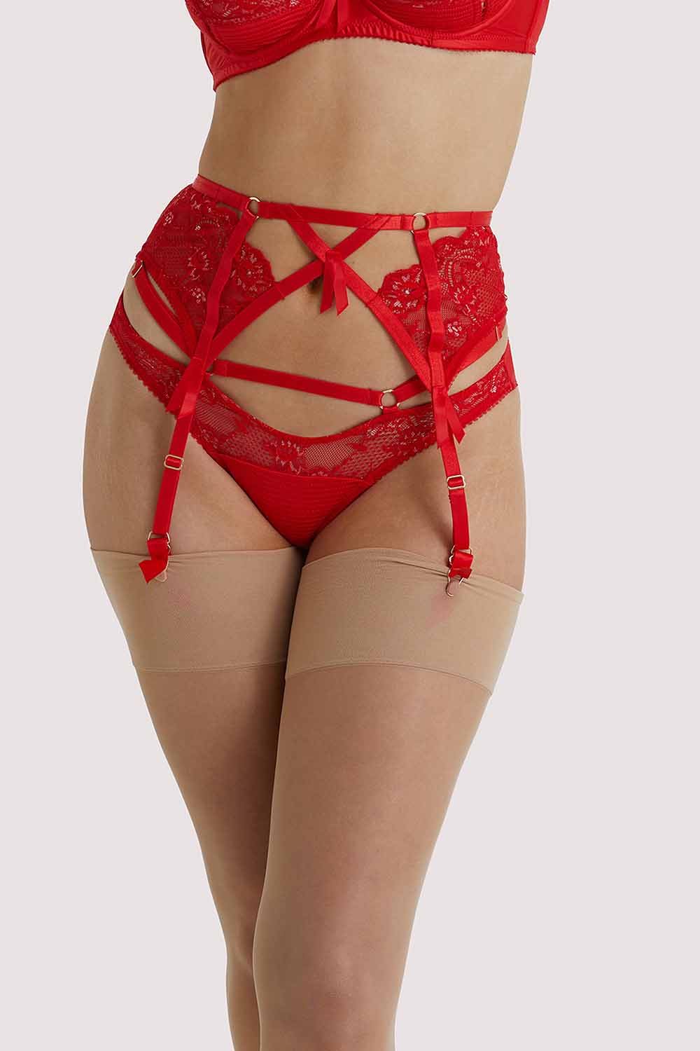 Dita Von Teese Madame X Red Suspender UK 10 / US 6