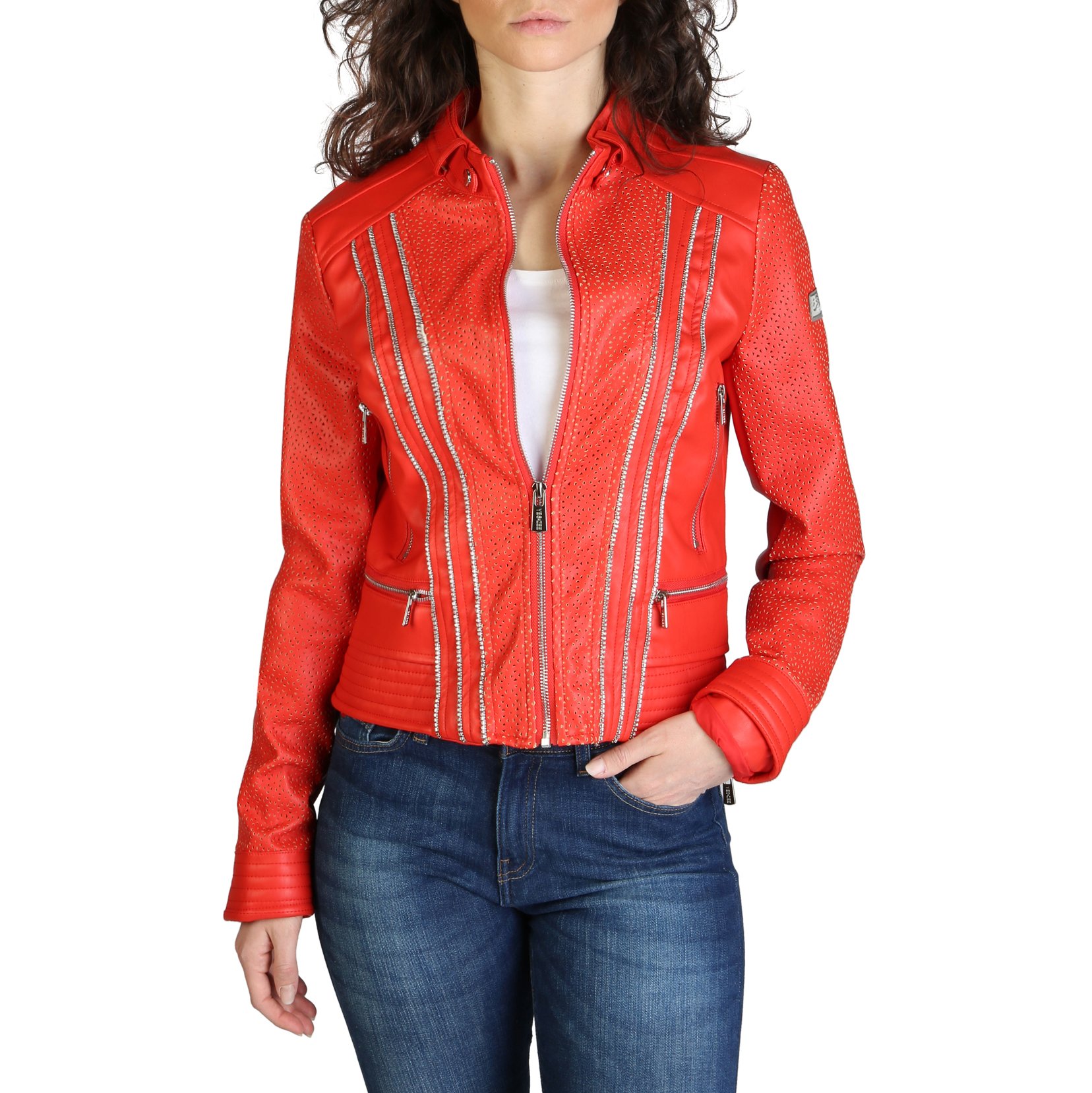 Yes Zee Women's Jacket Various Colours J406_G100 - red XS
