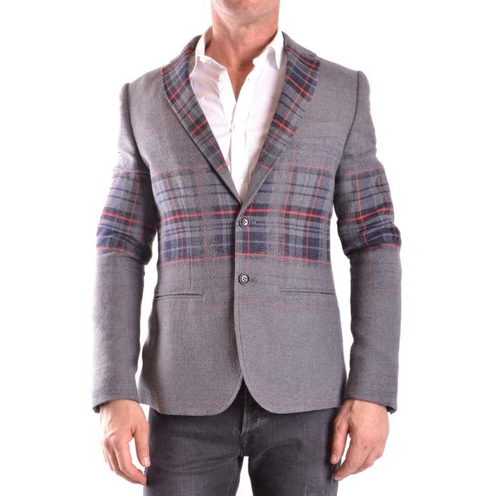 Daniele Alessandrini Men's Blazer Grey 186616 - grey 48