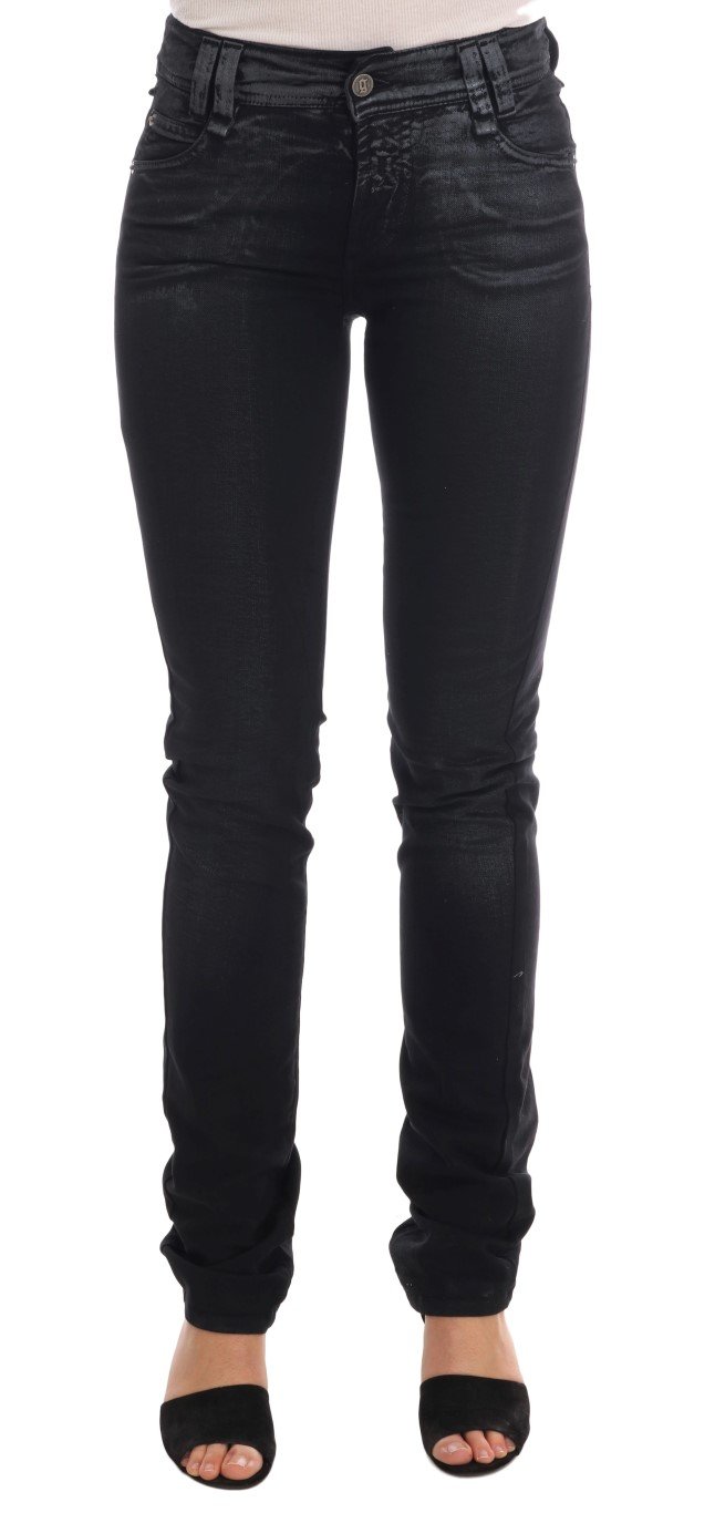 John Galliano Women's Cotton Stretch Regular Fit Jeans Gray BYX1171 - W26