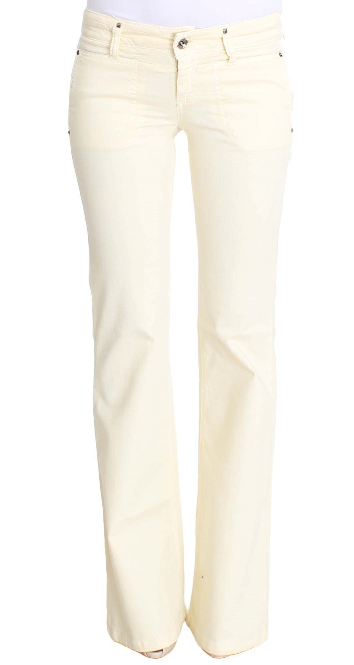 Costume National Women's Cotton Stretch Flare Jeans White SIG30213 - W26