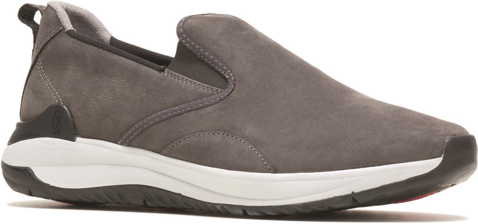 Hush Puppies Men's Felix Mens Slip On Trainer Various Colours 31271 - Dark Grey 6
