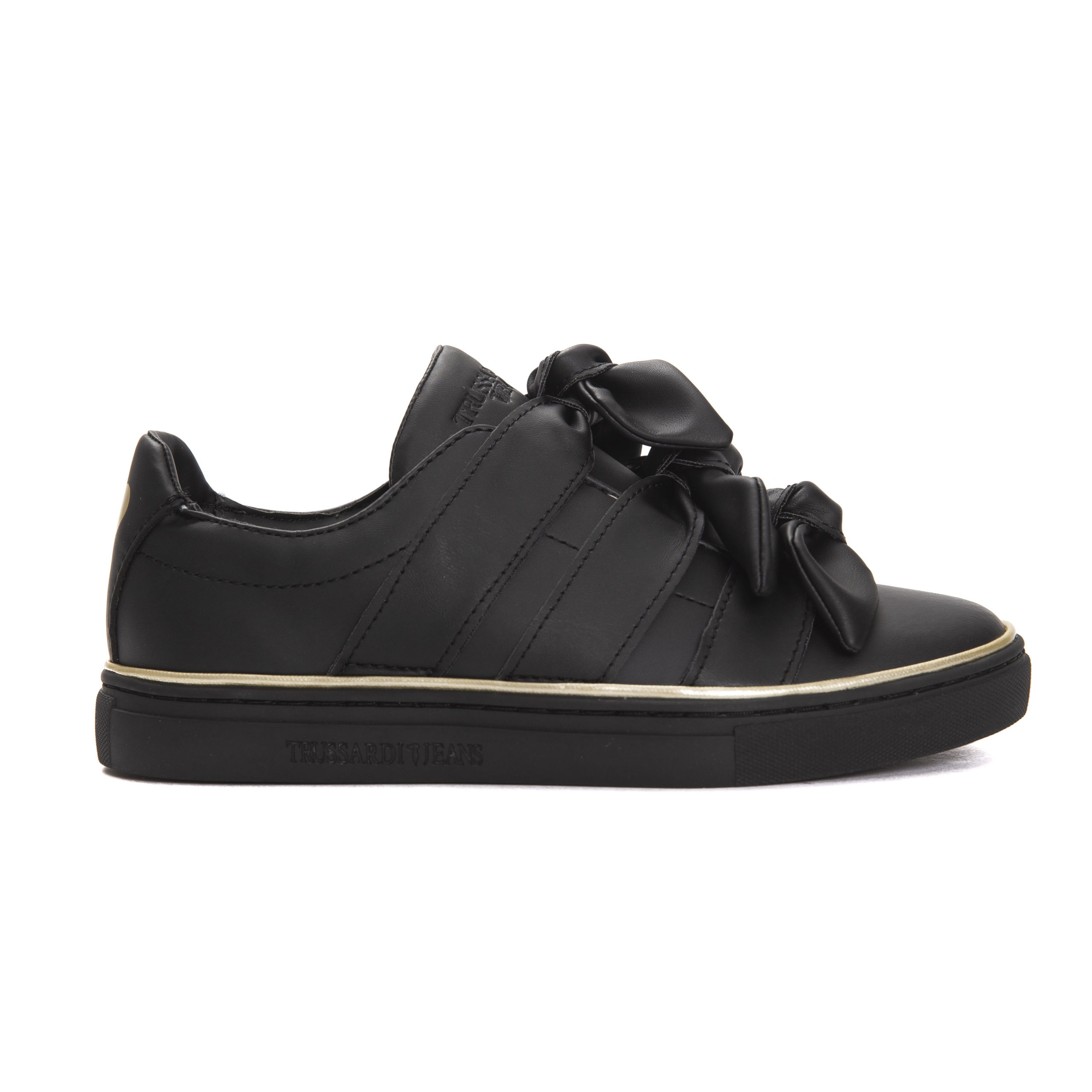 Trussardi Jeans Women's Nero Trainer Black TR1273436 - EU35/US4.5