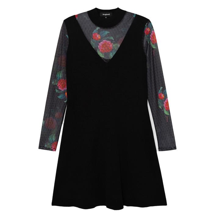 Desigual Women's Dress Black 183859 - black M