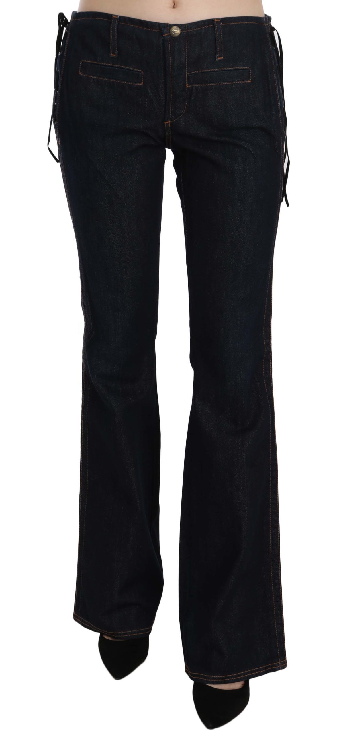 Just Cavalli Women's Low Waist Boot Cut Denim Trouser Blue PAN70372 - W26
