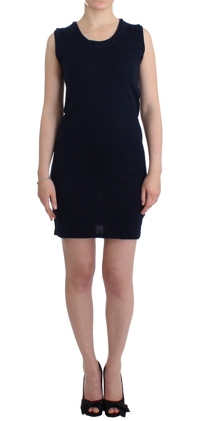 John Galliano Women's Cotton Jersey Dress Blue SIG11573 - XS