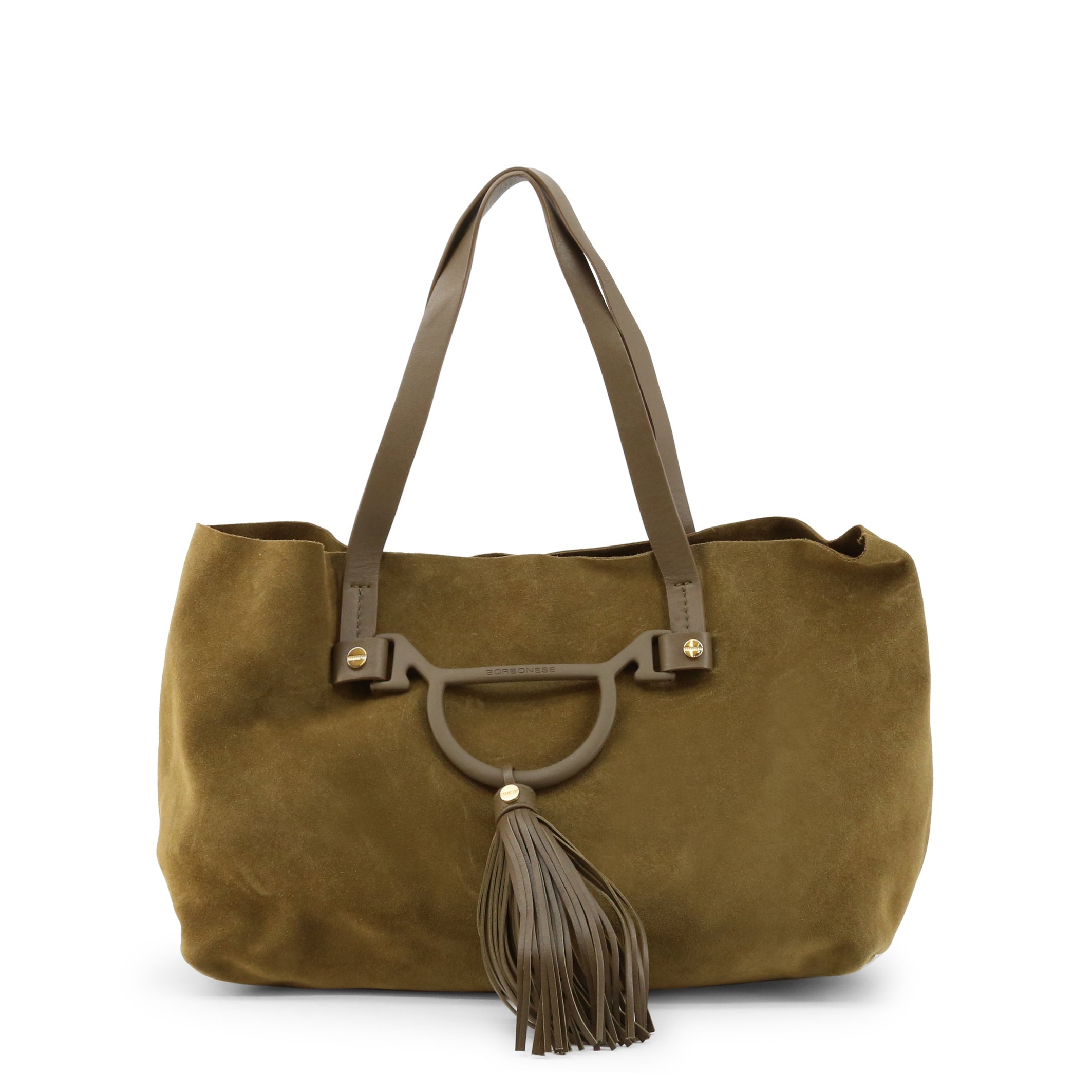 Borbonese Women's Shoulder Bag Various Colours 954753-J25 - green NOSIZE