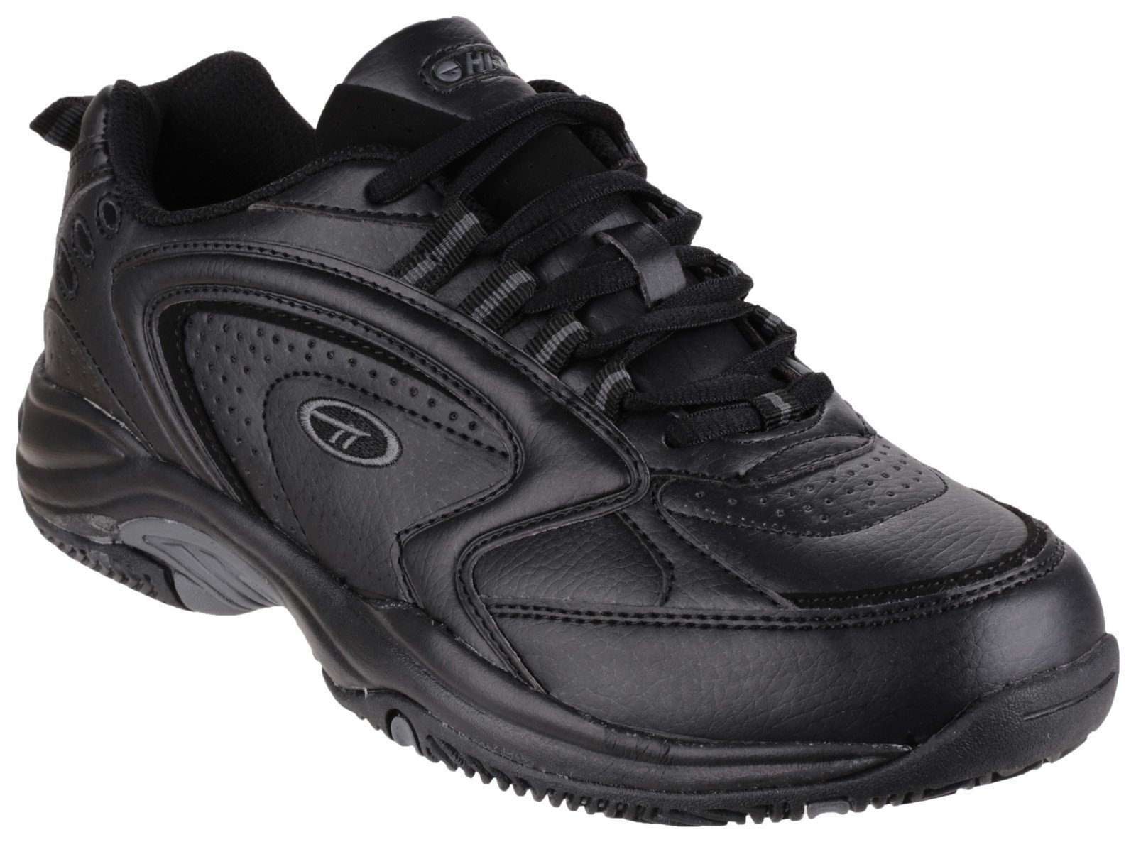 Hi-Tec Men's Blast Lite Lace Up Trainer Various Colours 22657 - Black 7 UK