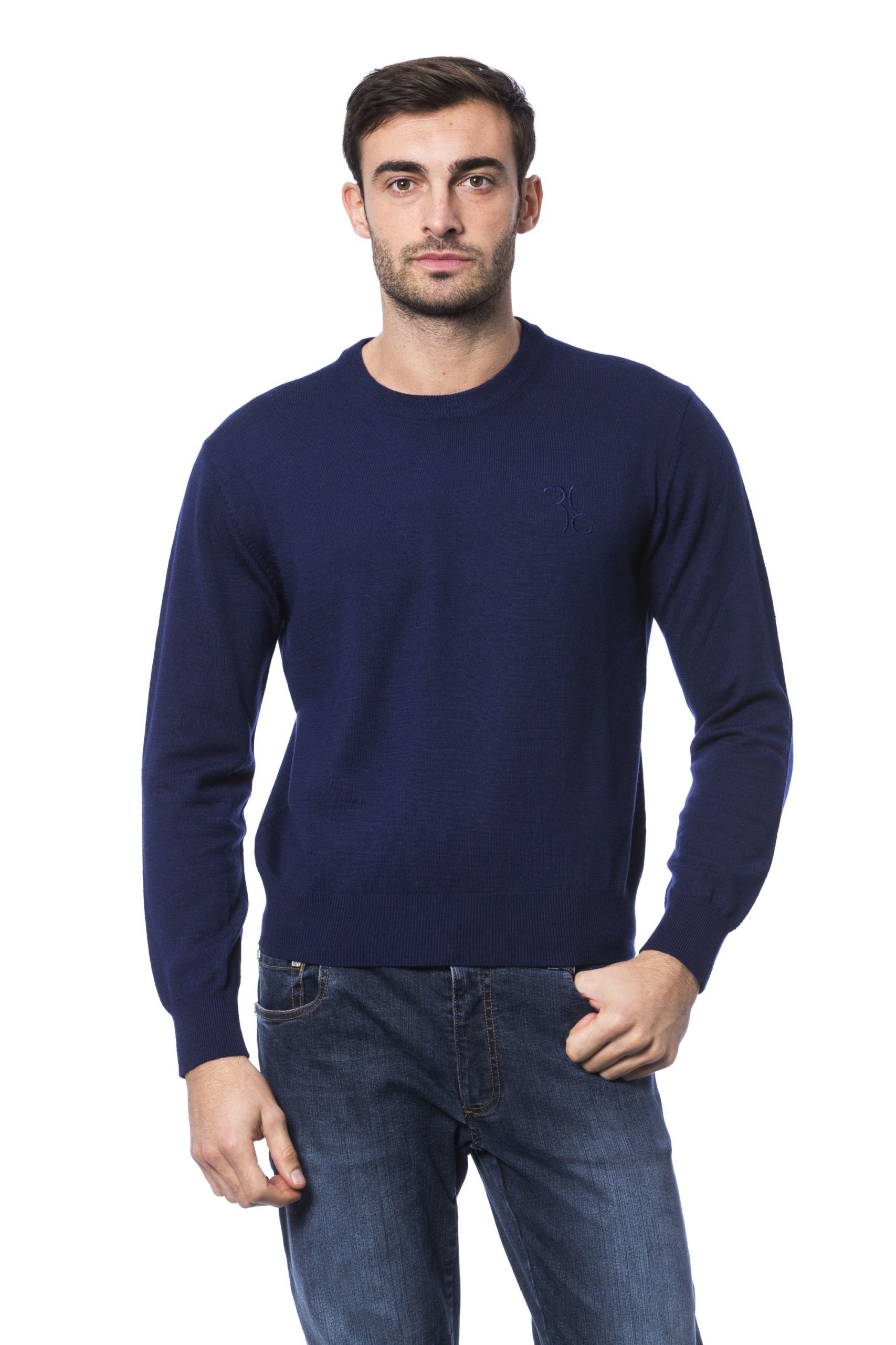 Billionaire Italian Couture Men's Sweater Blue BI1271803 - L