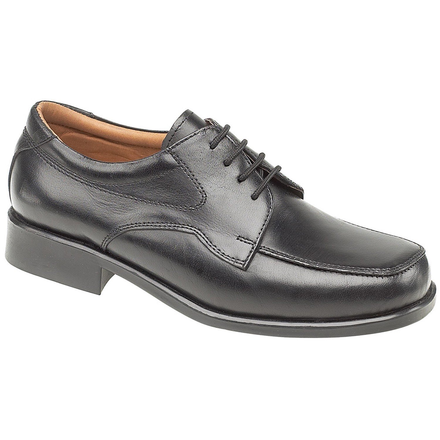 Amblers Men's Birmingham Lace Gibson Derby Shoe Black 11533 - Black 6