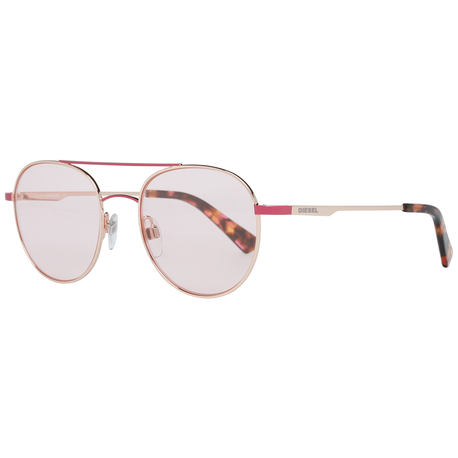 Diesel Unisex Sunglasses Rose Gold DL0287 5074S