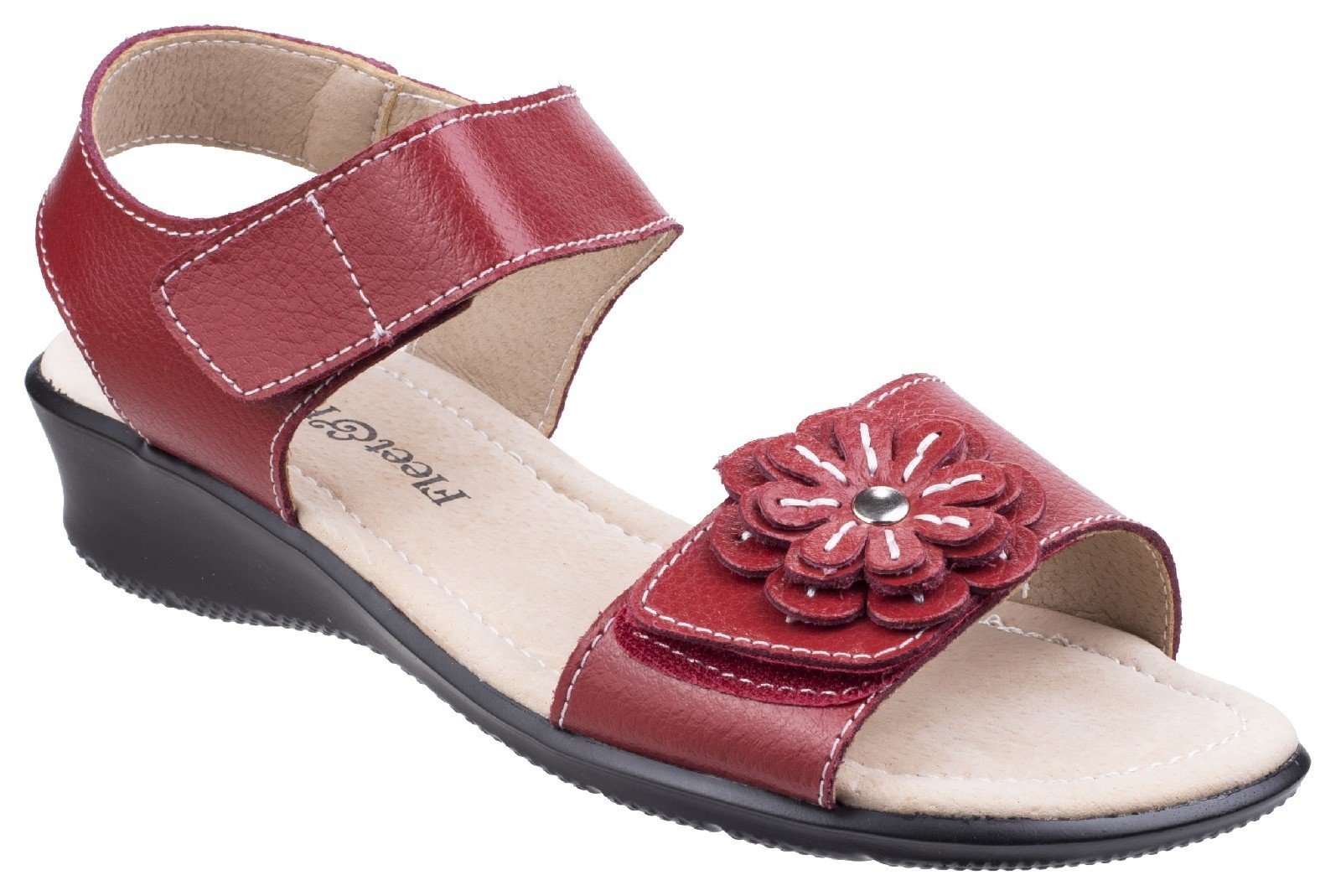 Fleet & Foster Women's Sapphire Touch Sandal Various Colours 26299 - Red 3