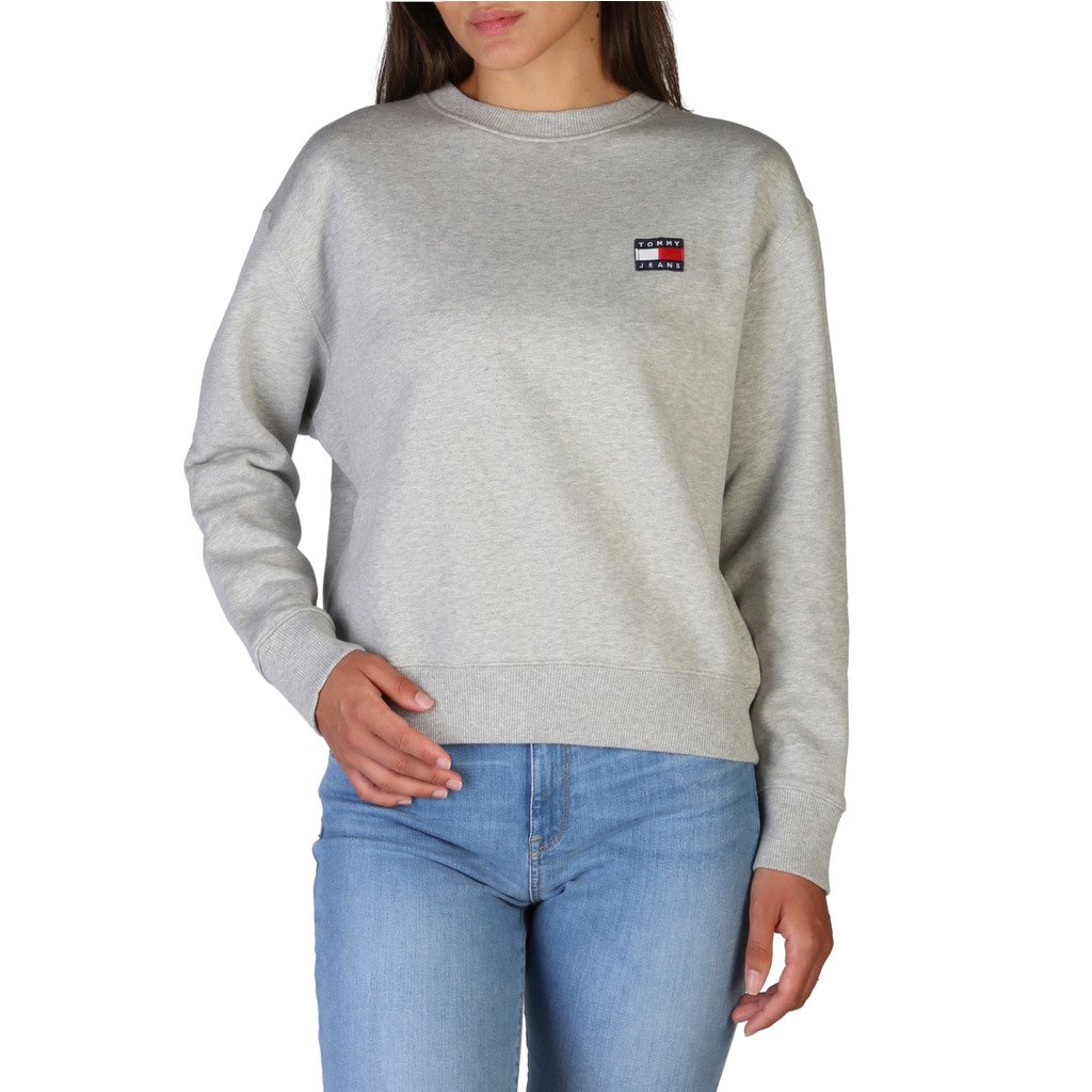 Tommy Hilfiger Women's Sweatshirt Grey DW0DW07422 - grey XXS