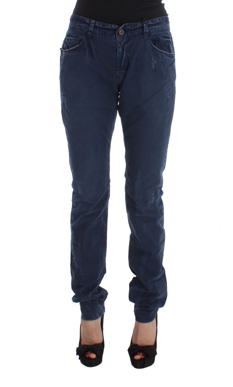 Costume National Women's Cotton Blend Denim Jeans Blue SIG30114 - W36
