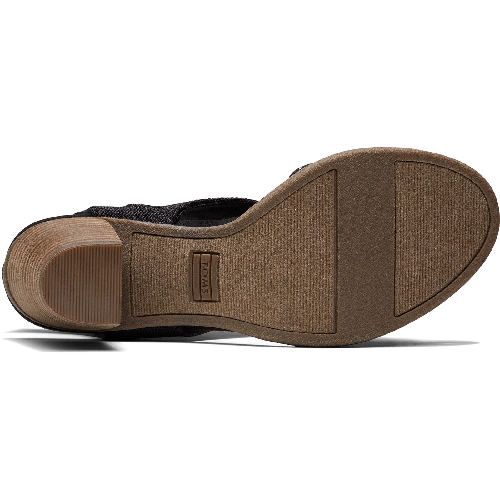 TOMS Women's Majorca Cutout Woven Sandal Various Colours 32536 - Black 4