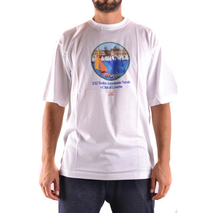 Paul&shark Men's T-Shirt White 163197 - white L