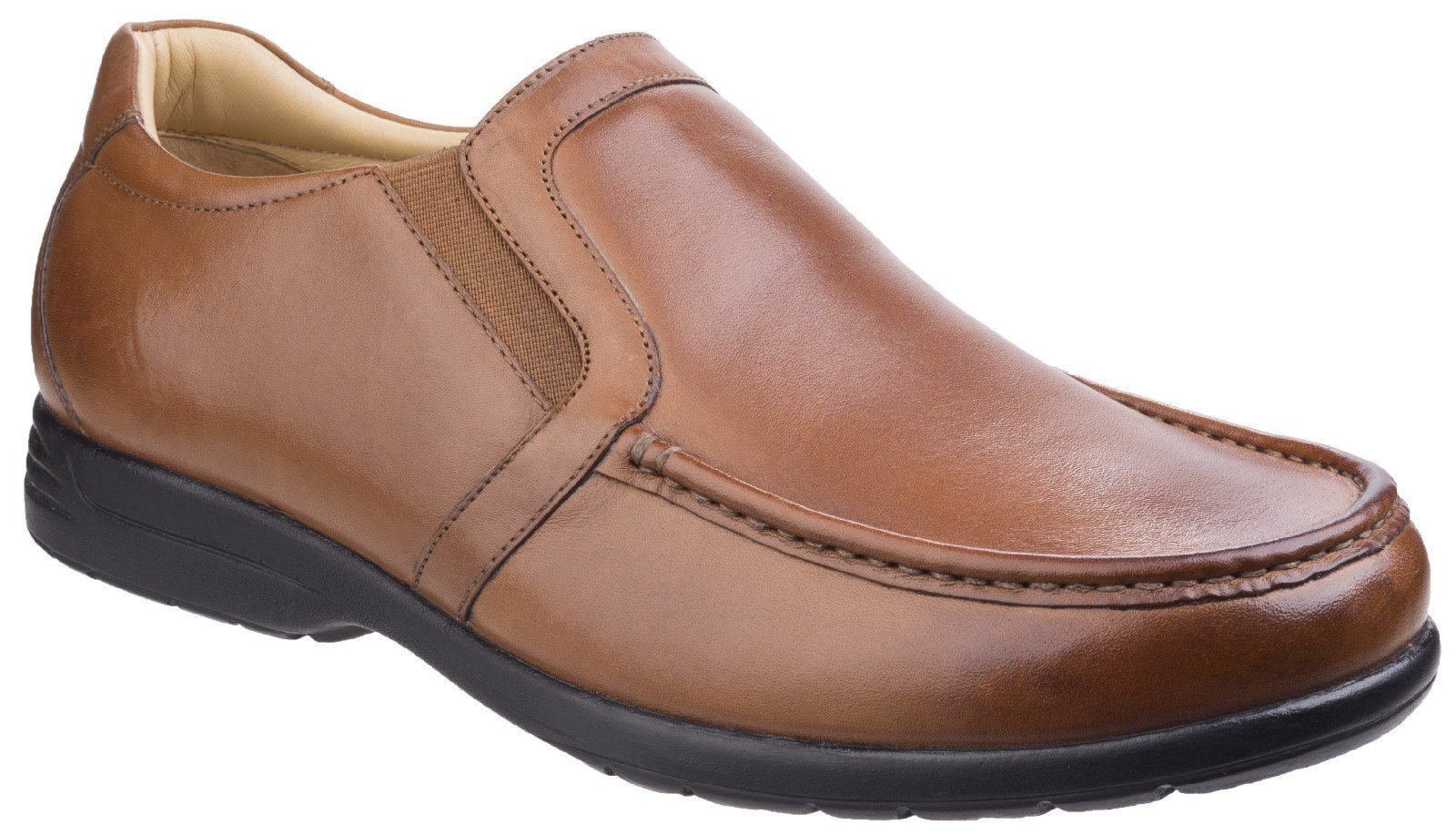 Fleet & Foster Men's Gordon Dual Fit Shoe Black 26319-43935 - Tan 6