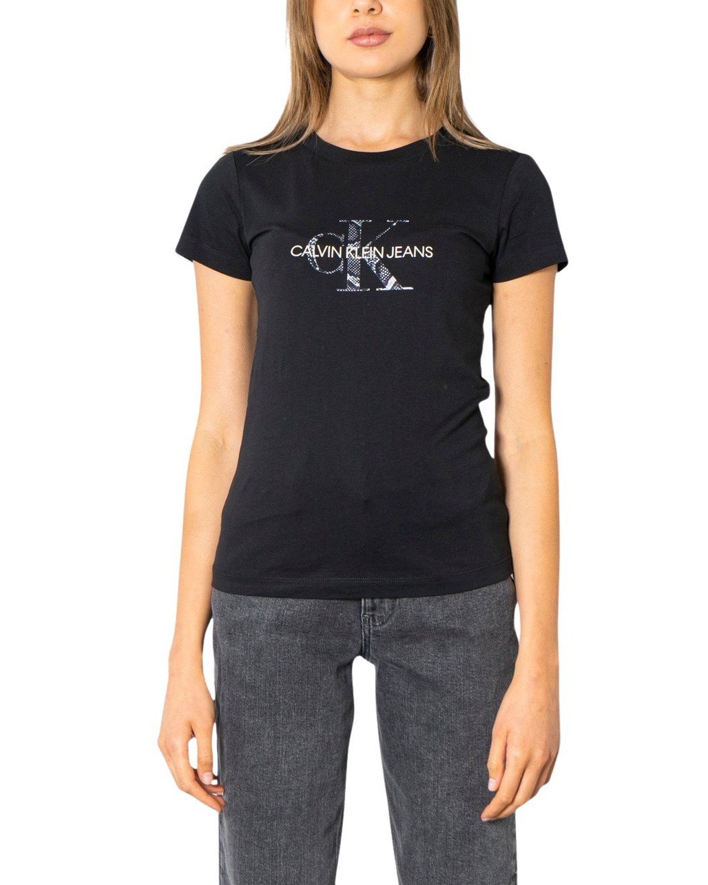 Calvin Klein Jeans Women T-Shirt Various Colours 299976 - black XS
