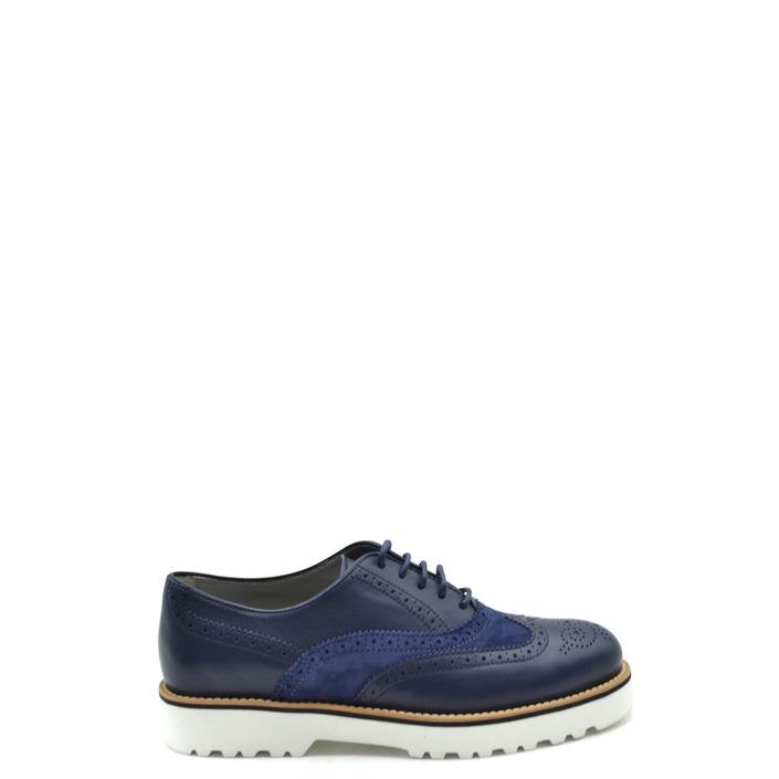 Hogan Women's Lace Ups Trainer Blue 167527 - blue 35.5