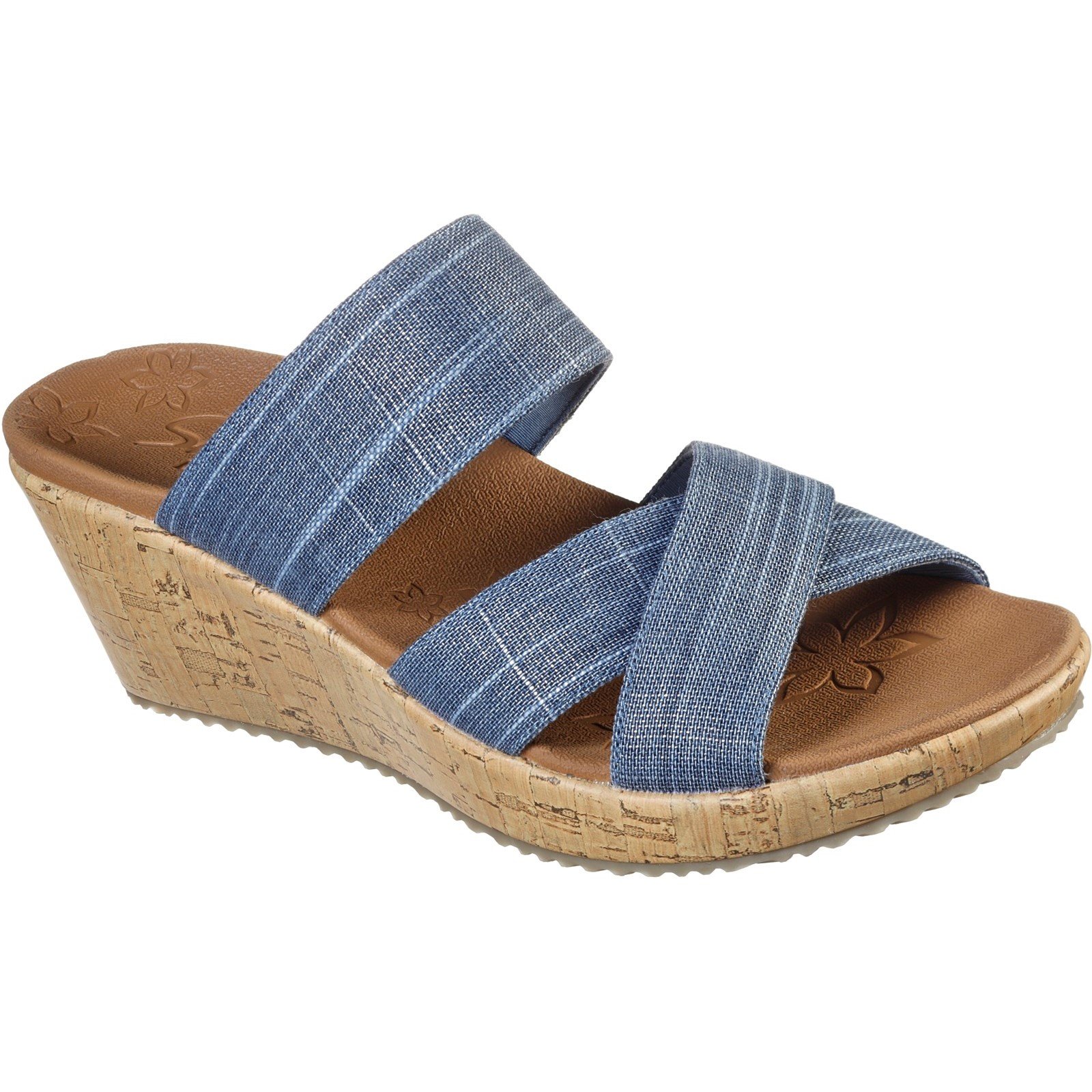 Skechers Women's Beverlee Canyon Dangle Summer Sandal Various Colours 32172 - Navy 4
