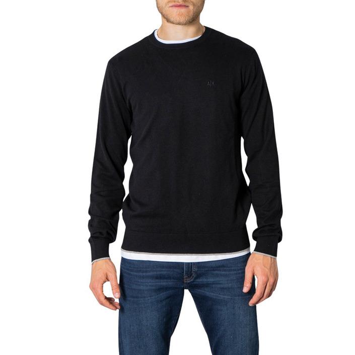 Armani Exchange Men's Sweater Black 273248 - black S