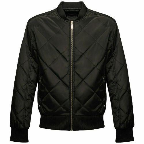 Regatta Men's Fallowfield Diamond Quilted Jacket Various Colours TRA456_41C - Black XS