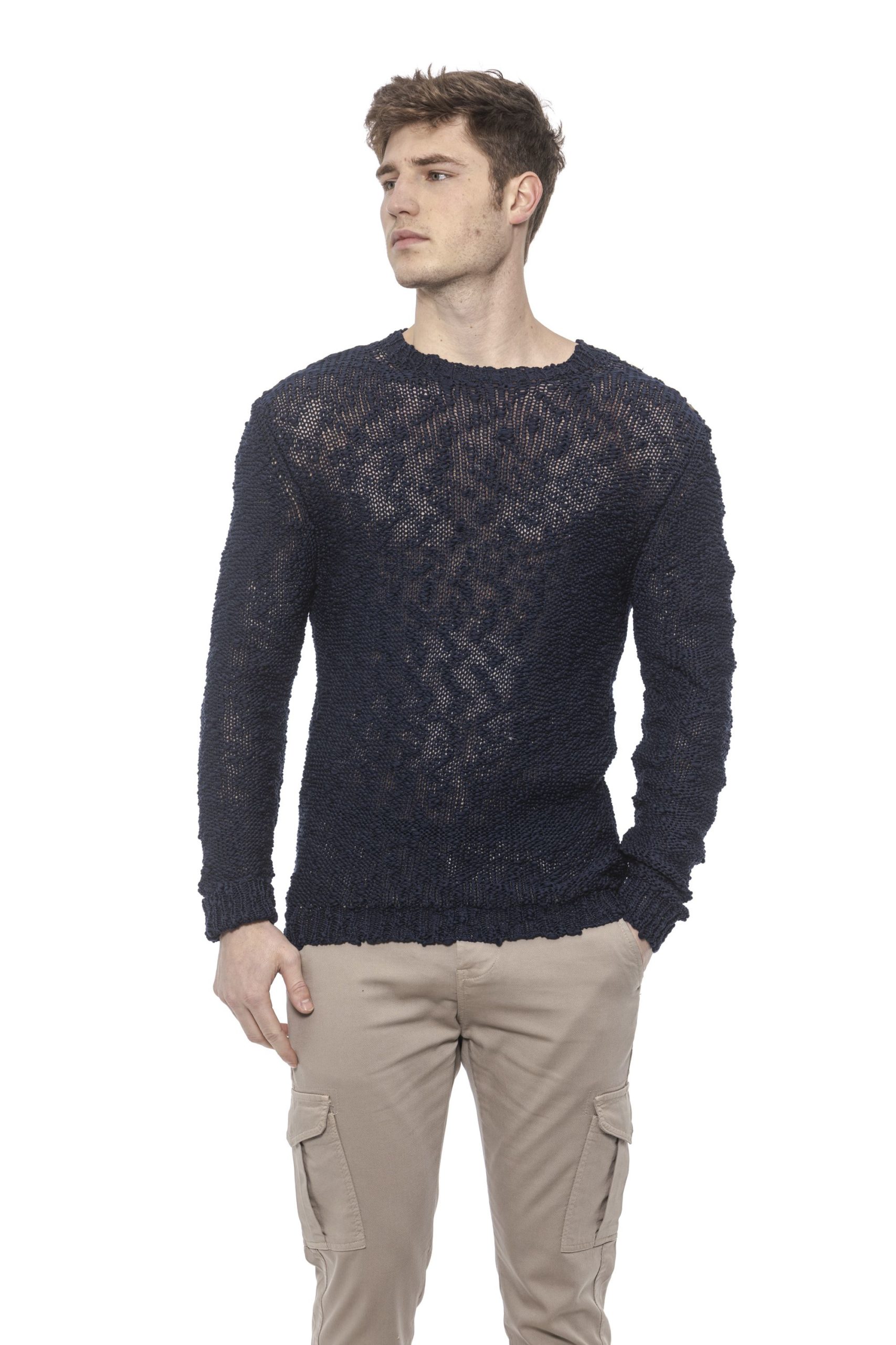 Alpha Studio Men's Sweater Blue AL1374536 - IT48 | M