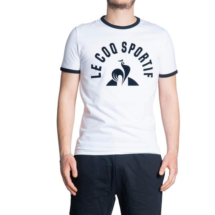 Le Coq Sportif Men's T-Shirt White 242744 - white XL