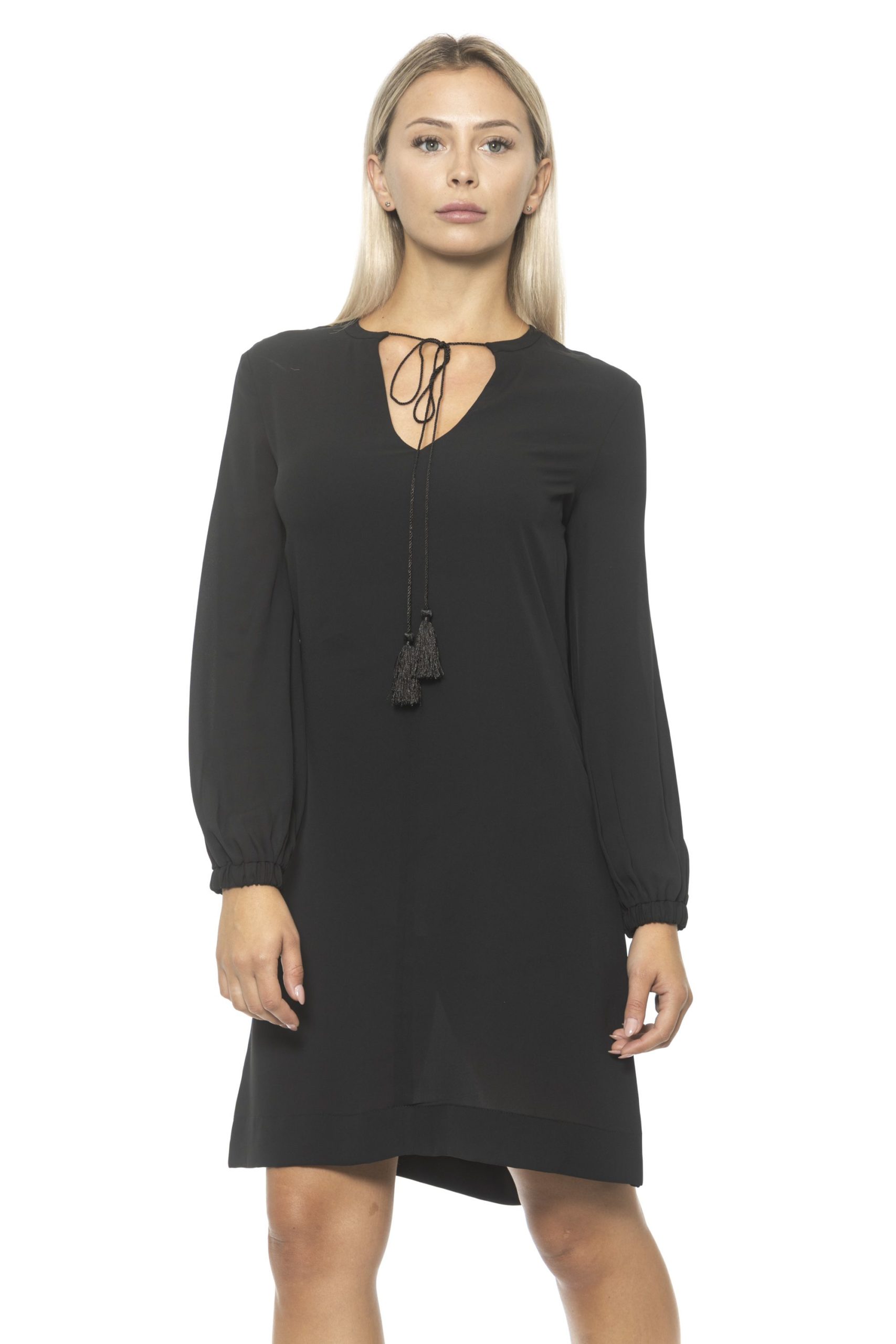 Alpha Studio Women's Nero Dress Black AL1314646 - IT40 | XS