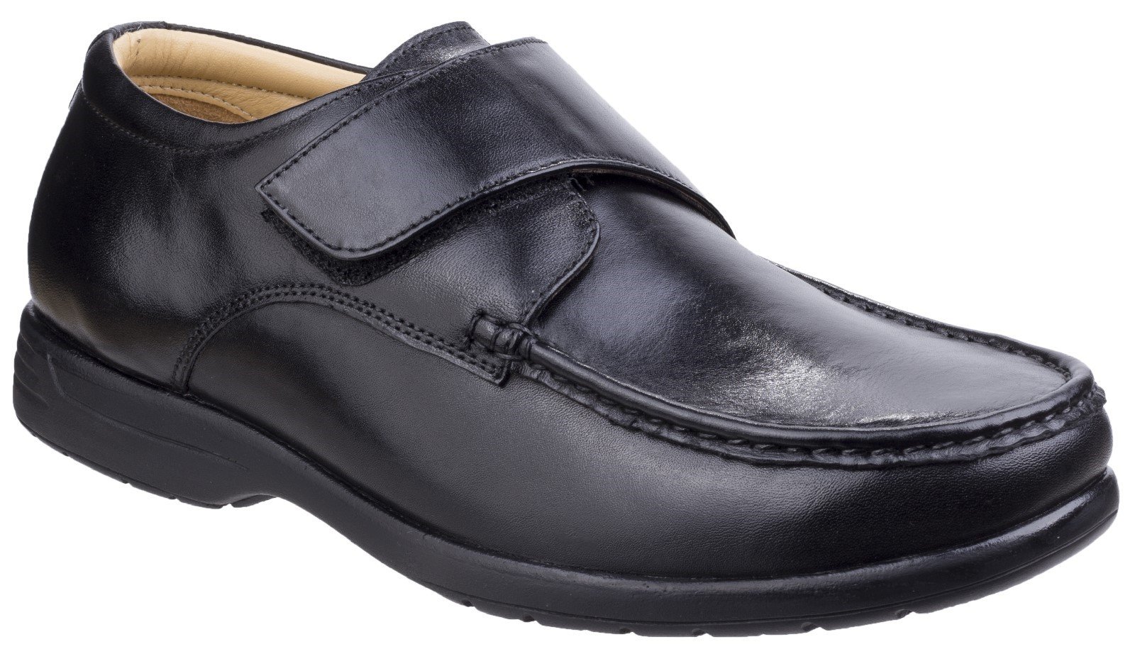 Fleet & Foster Men's Fred Dual Fit Moccasin Black 26320-43938 - Black 6