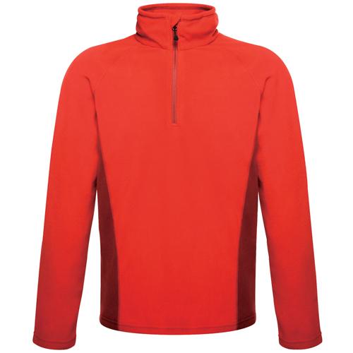 Regatta Men's Ashmore Half Zip Fleece Various Colours T_TRF505 - Classic Red/ Dheli Red S