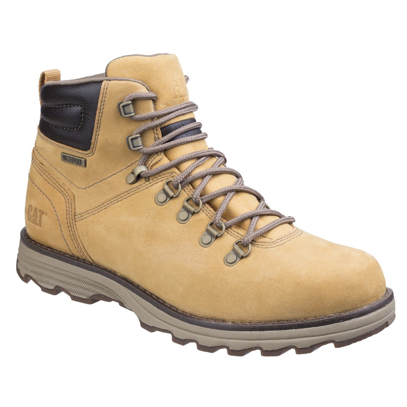 CAT Lifestyle Men's Sire Waterproof Lace Up Boot Honey 26181 - Honey 7