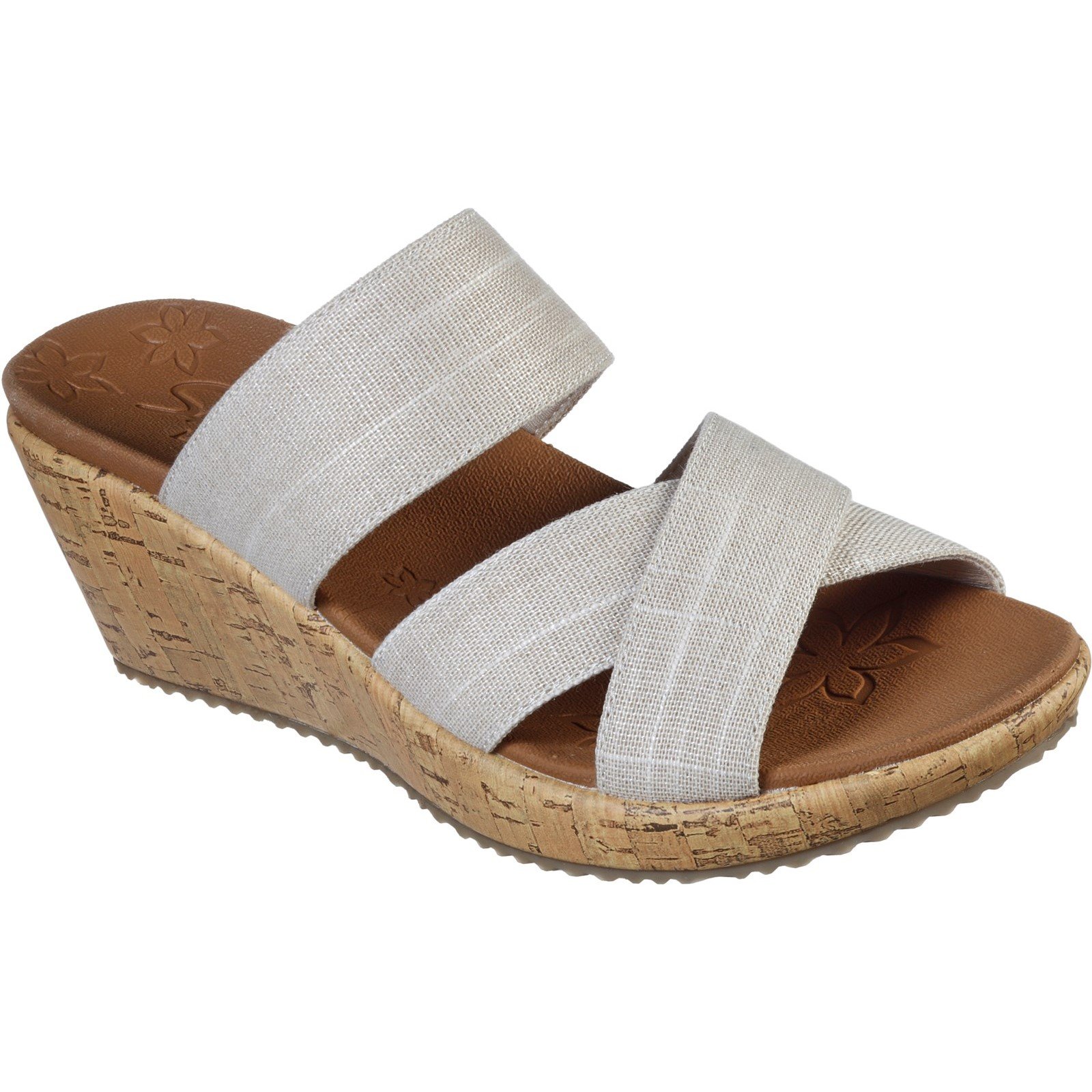 Skechers Women's Beverlee Canyon Dangle Summer Sandal Various Colours 32172 - Natural 4