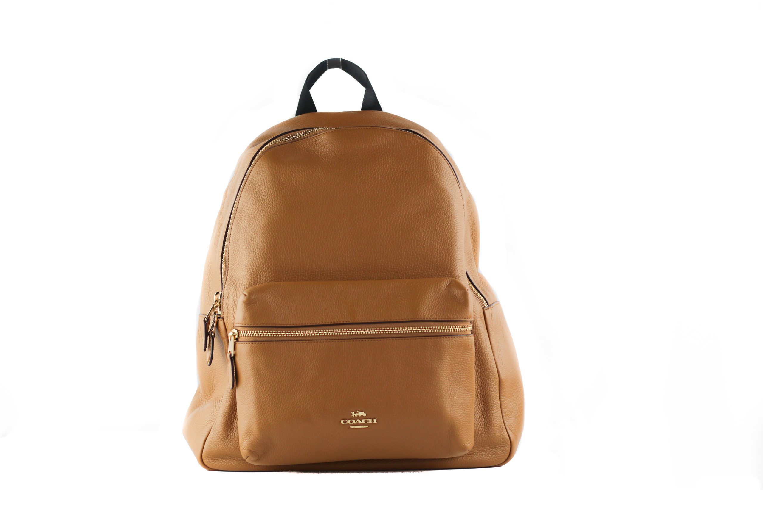 Coated Canvas And Leather Charlie Backpack Bag