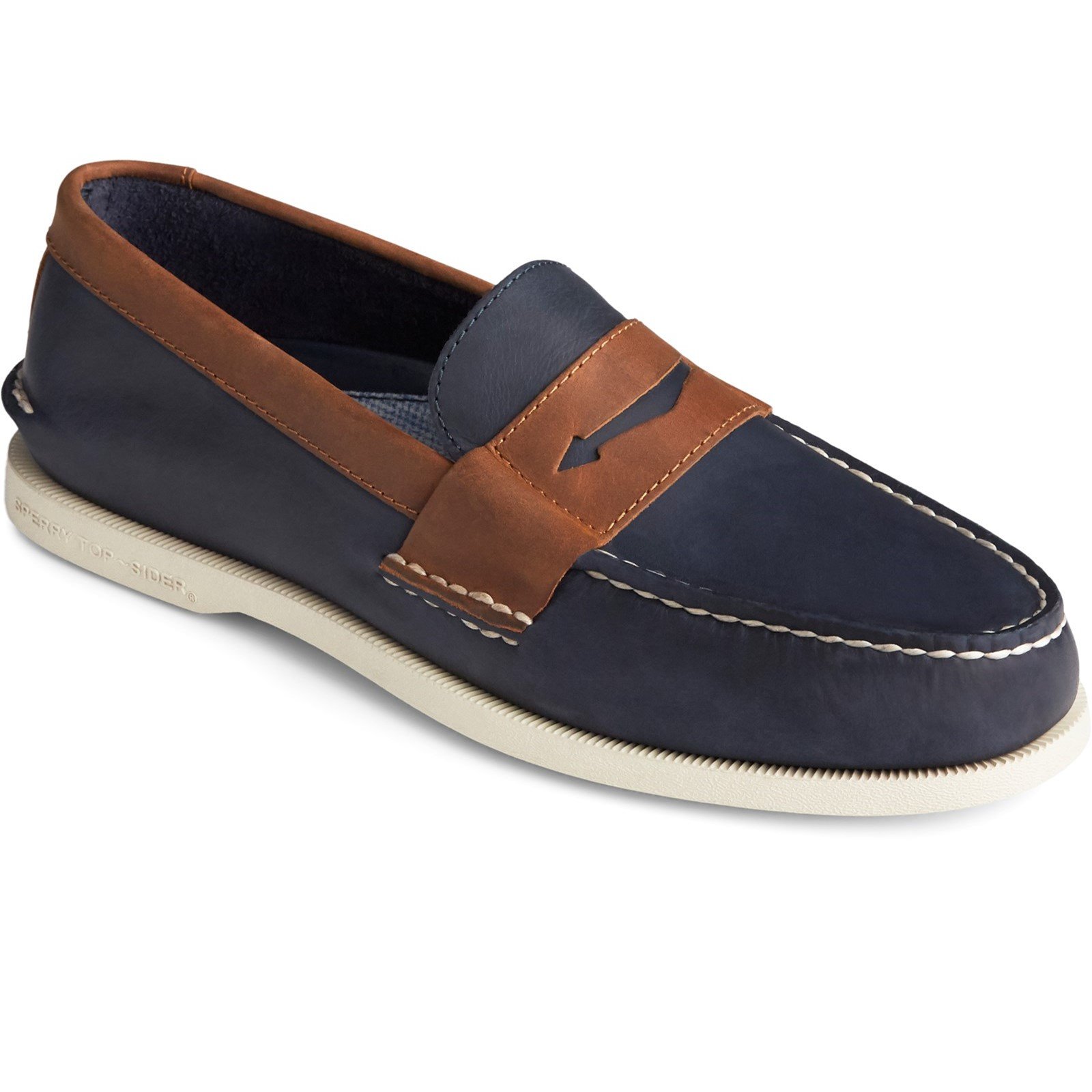 Sperry Men's Authentic Original Penny Loafer Various Colours 32438 - Navy/Sonora 12