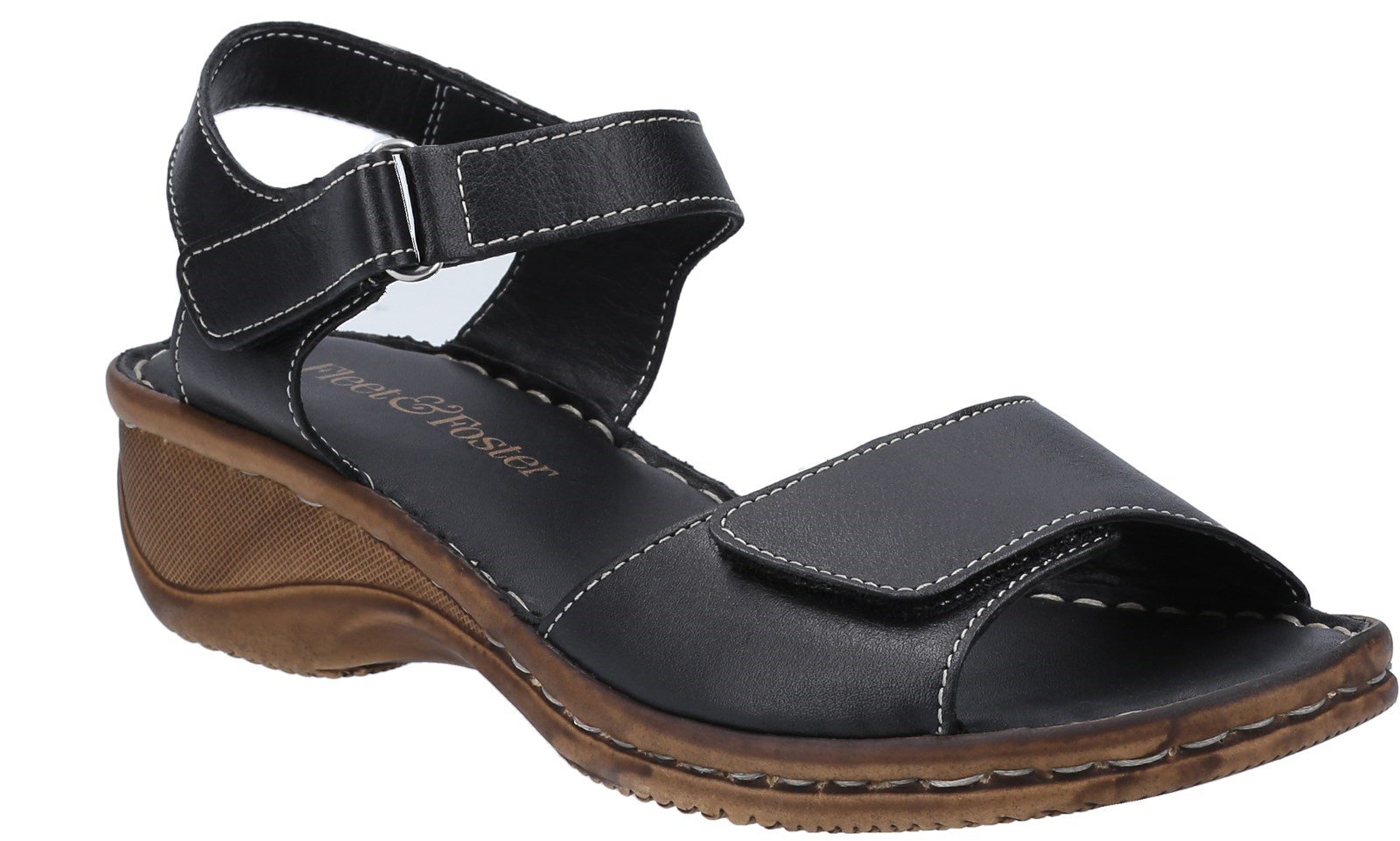 Fleet & Foster Women's Linden Touch Sandal Various Colours 28274 - Black 3